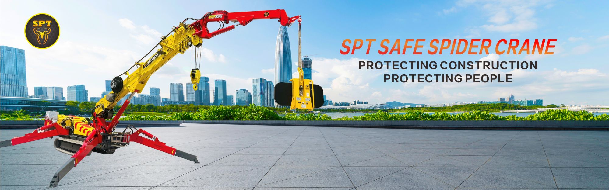 SPT spider crane