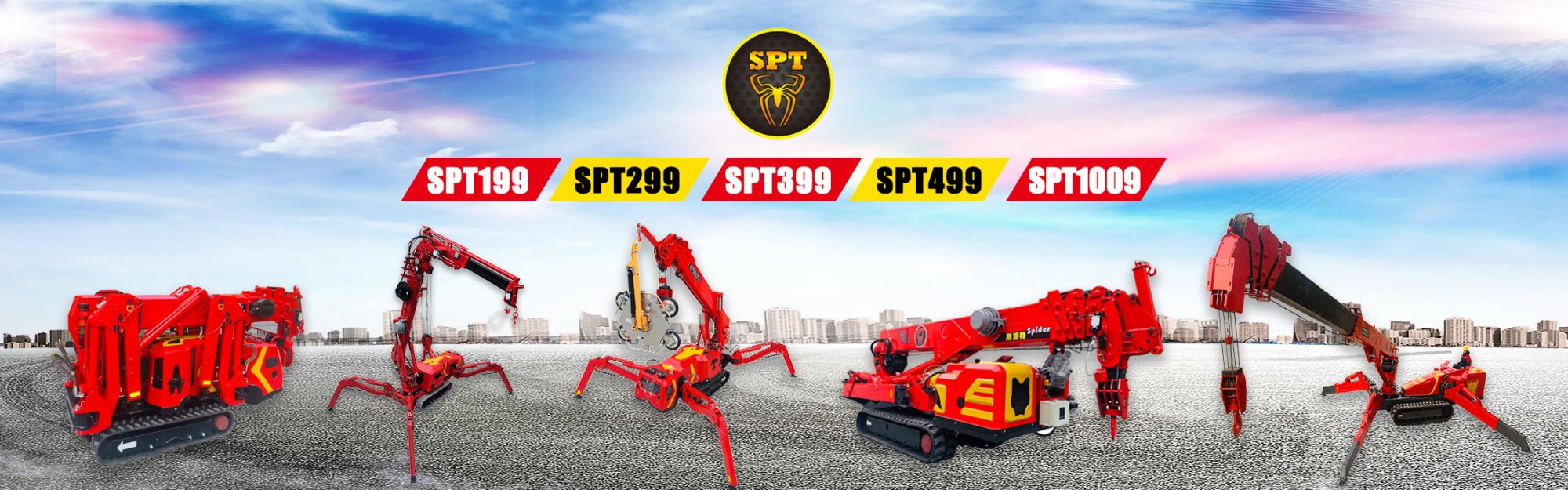 SPT spider crane