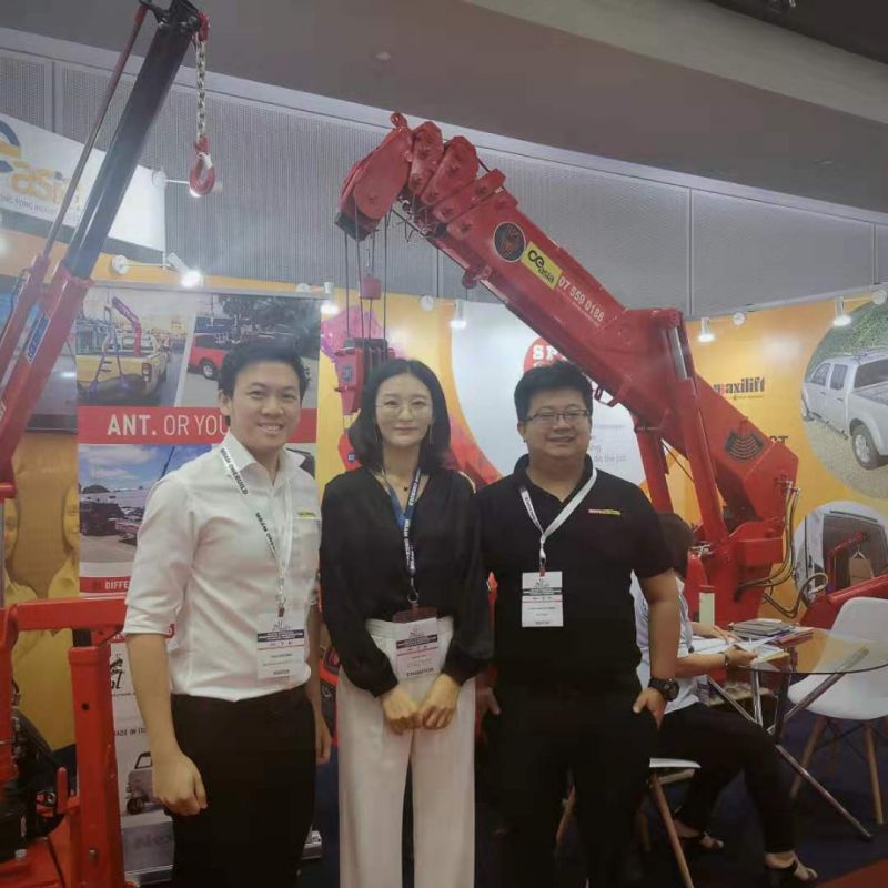 SPT spider crane exhibition