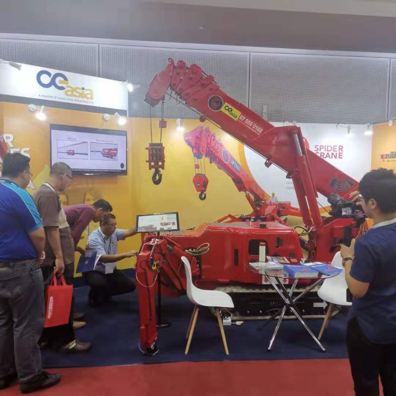 SPT spider crane exhibition