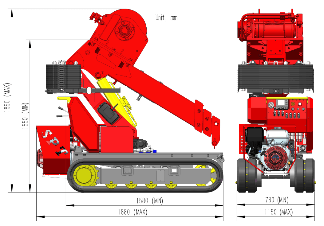 SG80 pick and carry crane