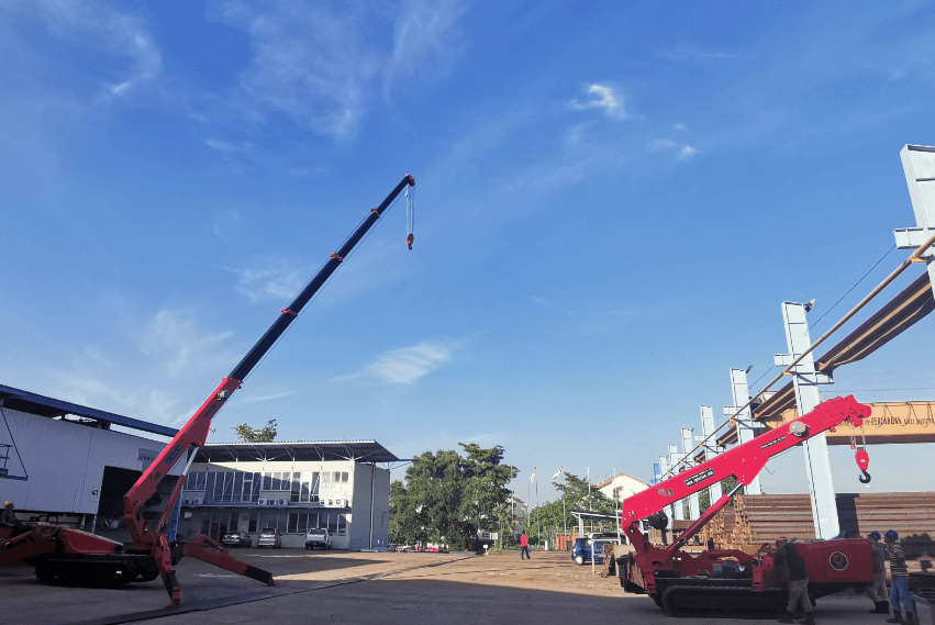 SPT899 spider crane