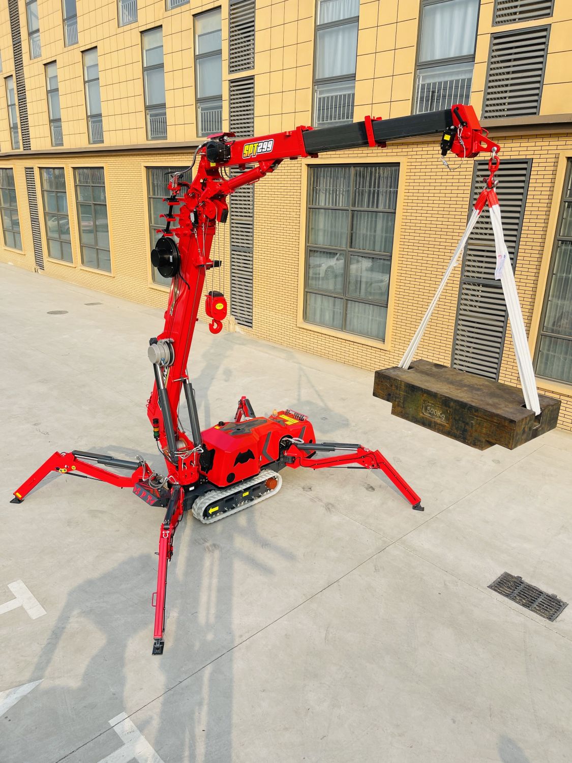 SPT299 spider crane