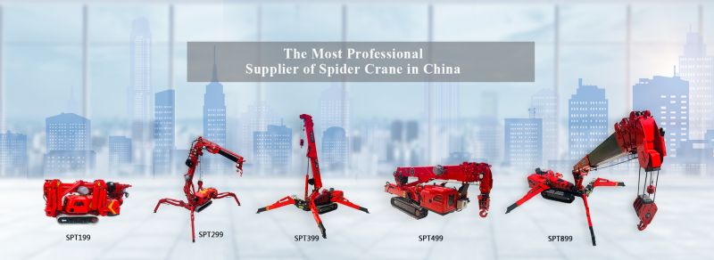 SPT299 spider crane