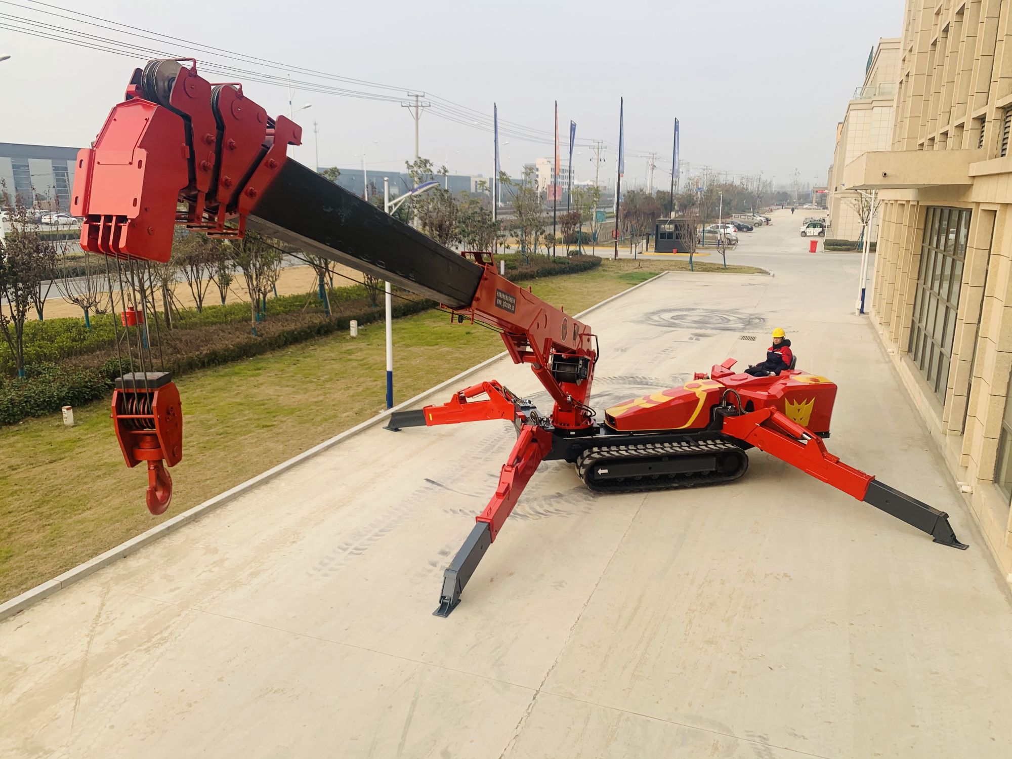 SPT1009 spider crane