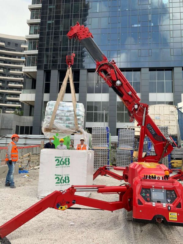 SPT299 spider crane