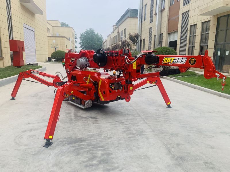 SPT299 Spider Crane with Hydraulic Fly Jib
