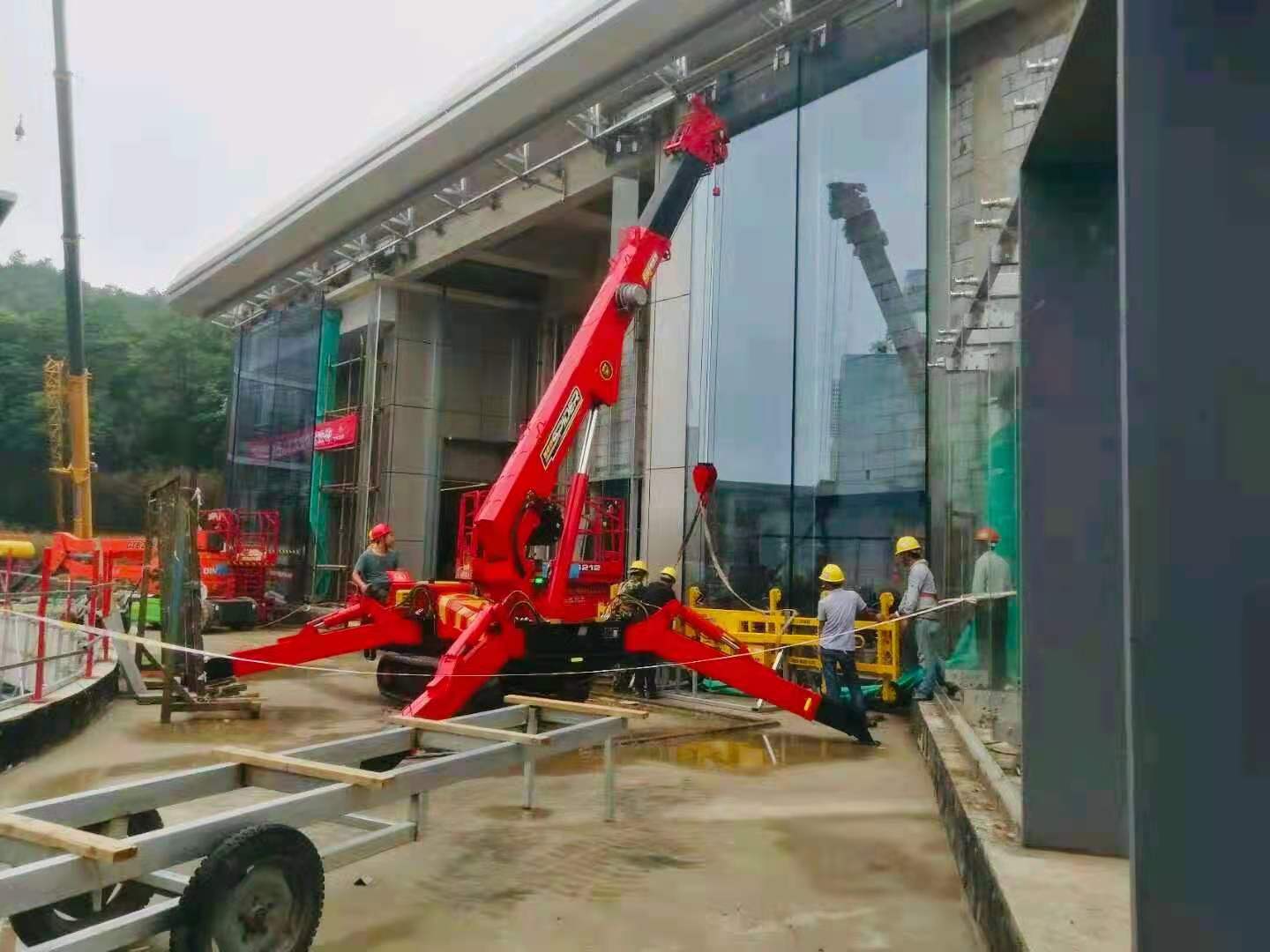 SPT499 spider crane